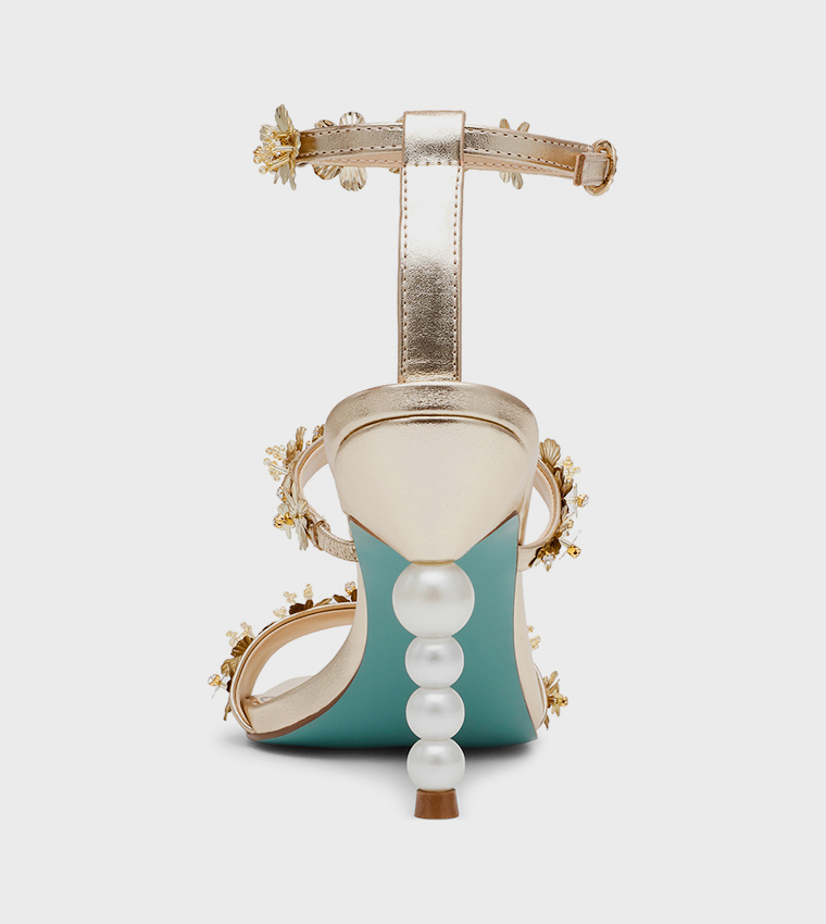 SB-LORRA Embellished Heel Sandals