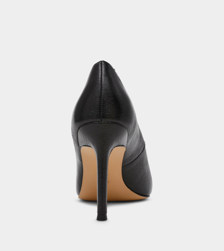 SECURED Pointed Toe Heel Pumps