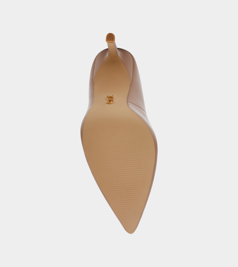 SECURED Pointed Toe Heel Pumps
