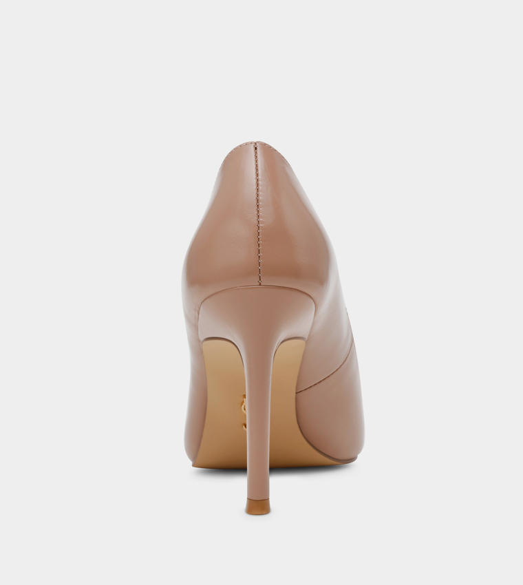 SECURED Pointed Toe Heel Pumps