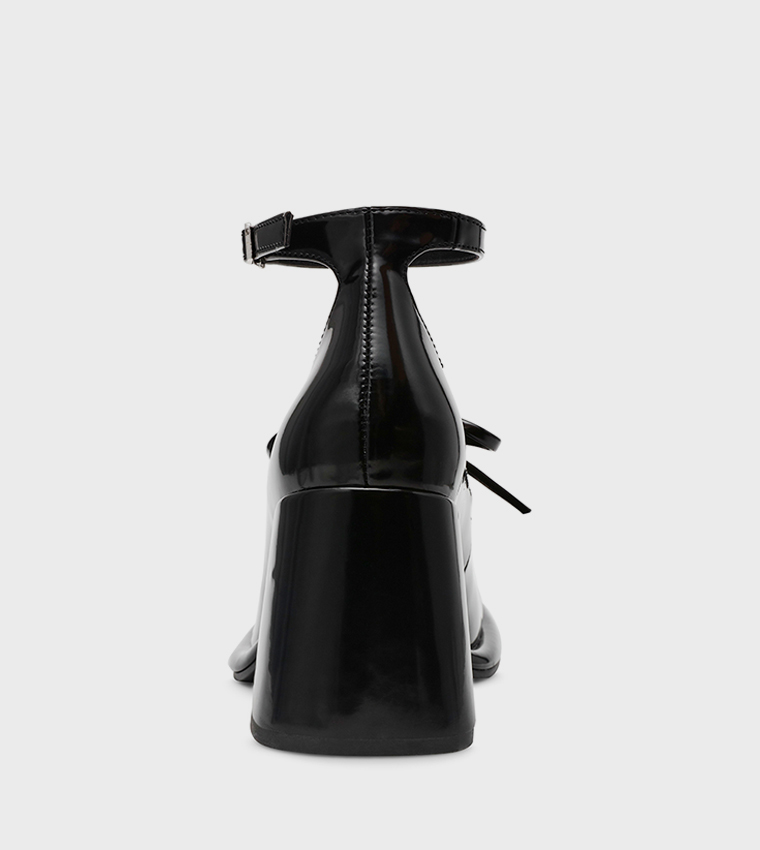 EXTENT Ankle Strap Mary Jane Pumps