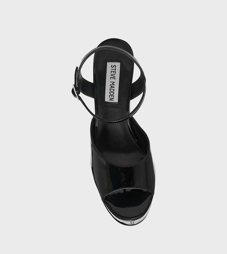 TANDEM Peep Toe Platform Heel Sandals