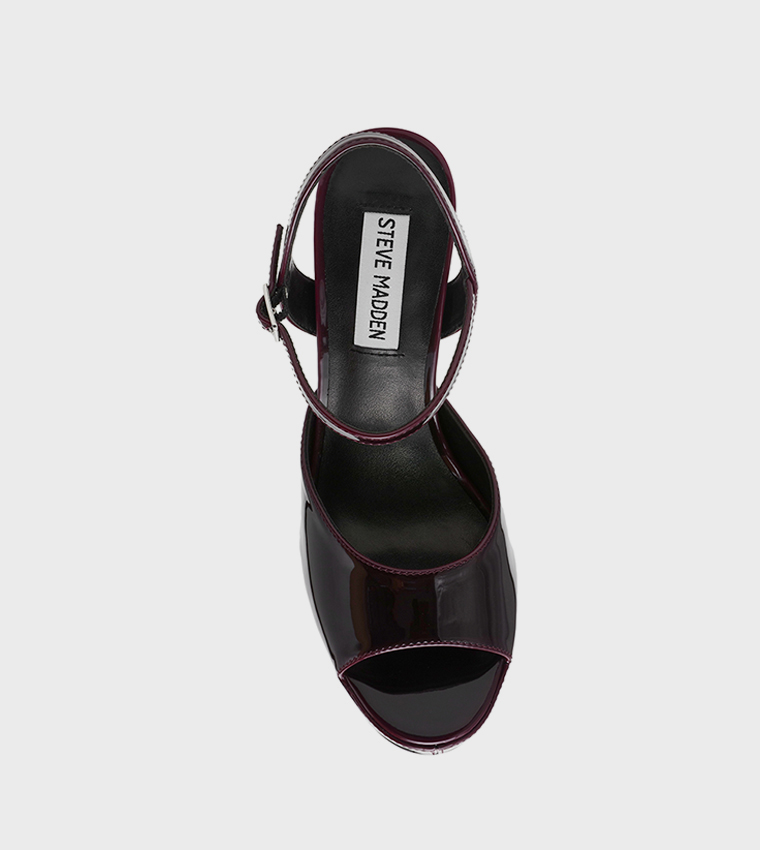 TANDEM Peep Toe Platform Heel Sandals