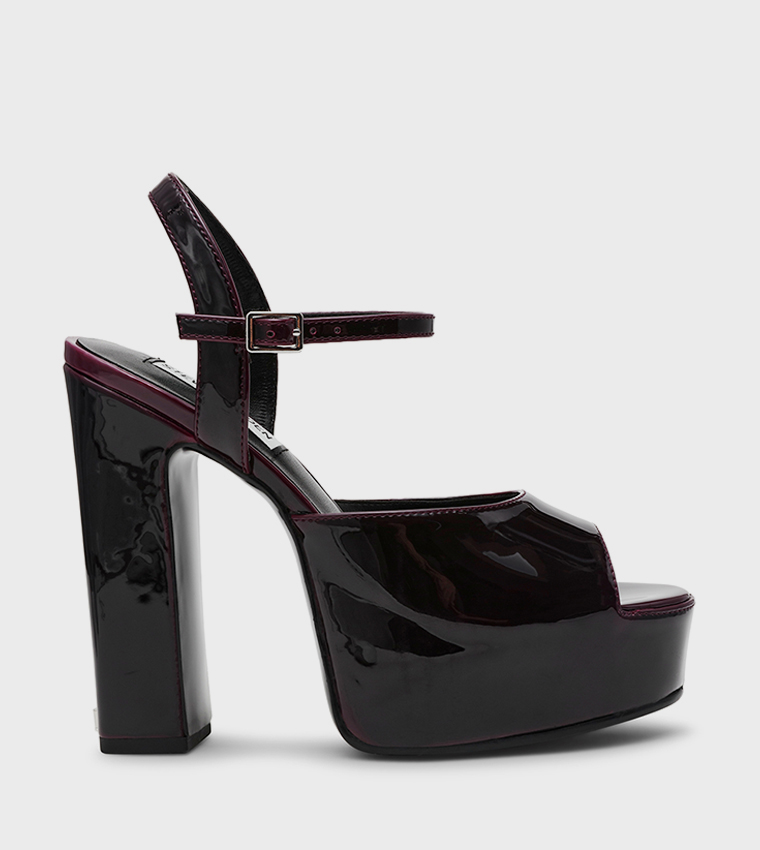 TANDEM Peep Toe Platform Heel Sandals