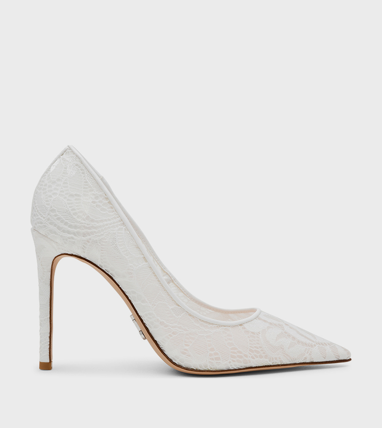 THRIVE-LM Lace-Trim Pumps