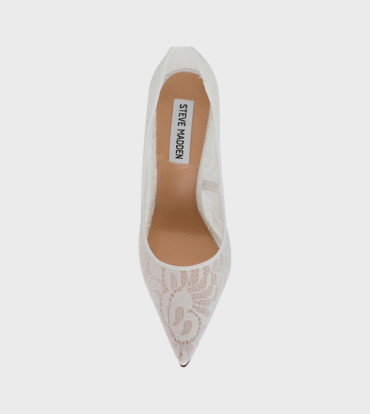 THRIVE-LM Lace-Trim Pumps