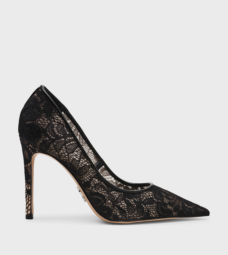 THRIVE-LM Lace-Trim Pumps