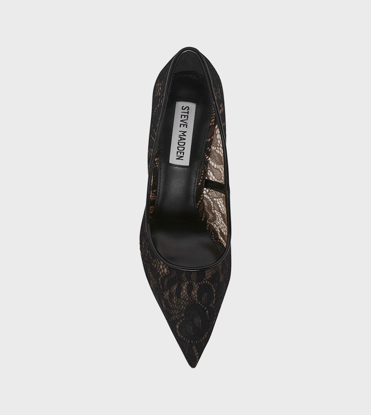 THRIVE-LM Lace-Trim Pumps