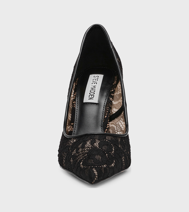 THRIVE-LM Lace-Trim Pumps