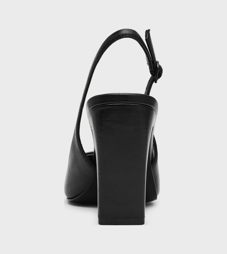 PARISIAN Square Toe Slingback Pumps