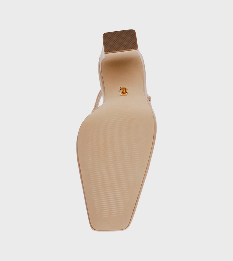 PARISIAN Square Toe Slingback Pumps
