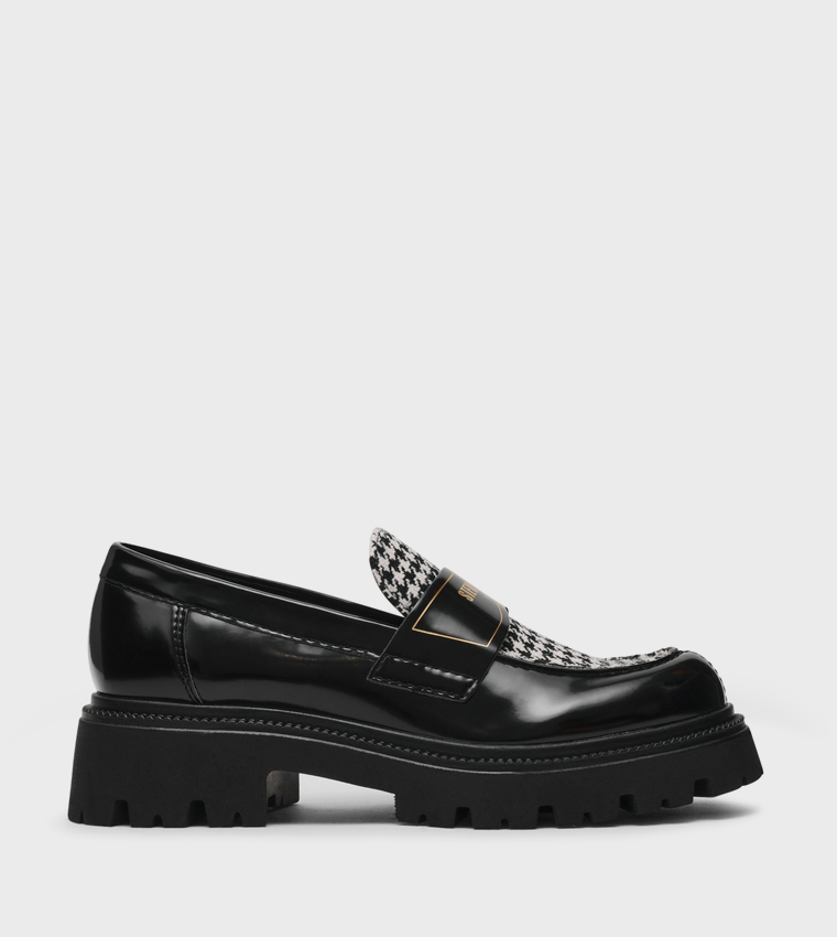 FILE-AWAY Logo Printed Loafers
