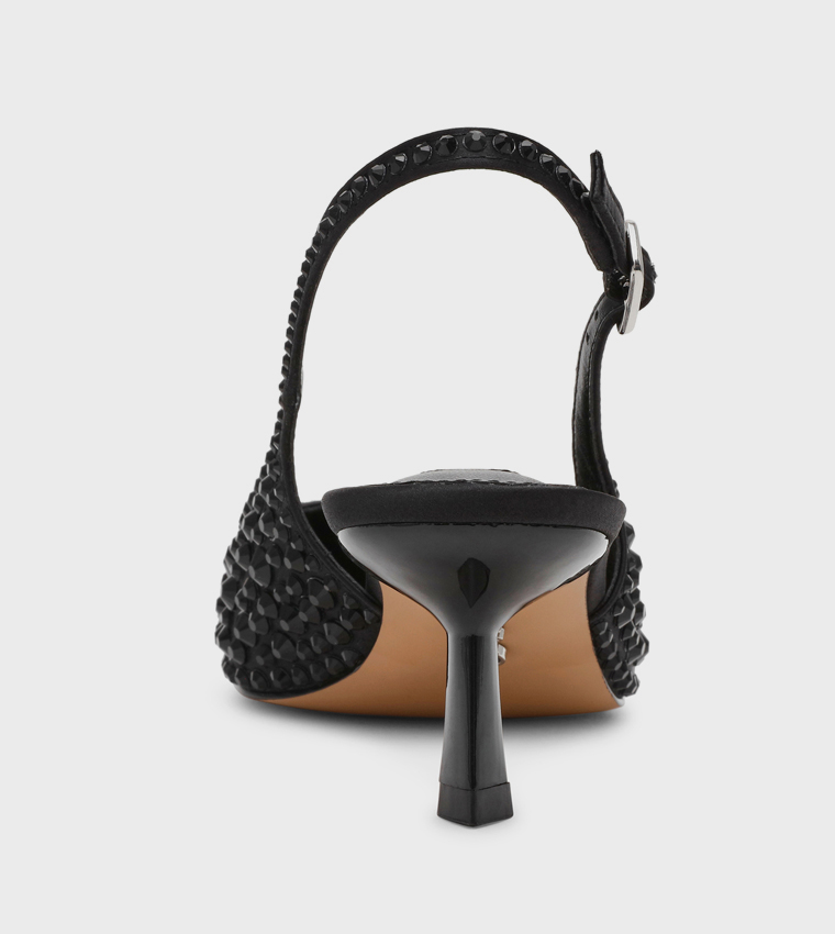 KORRA-R Embellished Heel Pumps