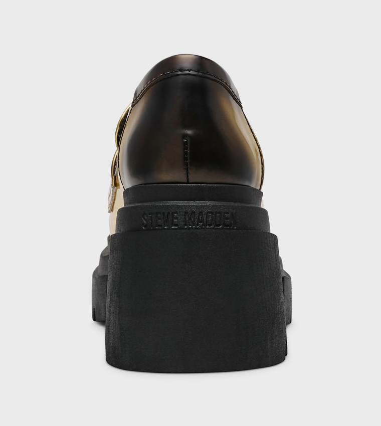 TURNOUT Block Heel Loafer Pumps