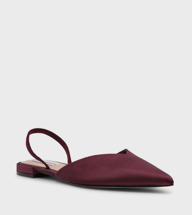 SIERRA AVE Slingback Pointed Toe Flat Sandals