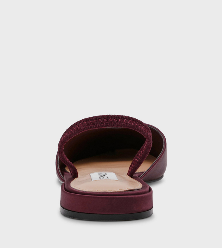 SIERRA AVE Slingback Pointed Toe Flat Sandals