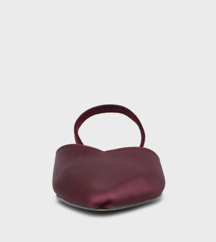 SIERRA AVE Slingback Pointed Toe Flat Sandals