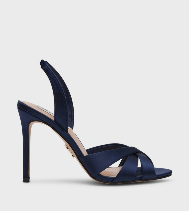 TROPHIES Solid Slingback Heeled Sandals