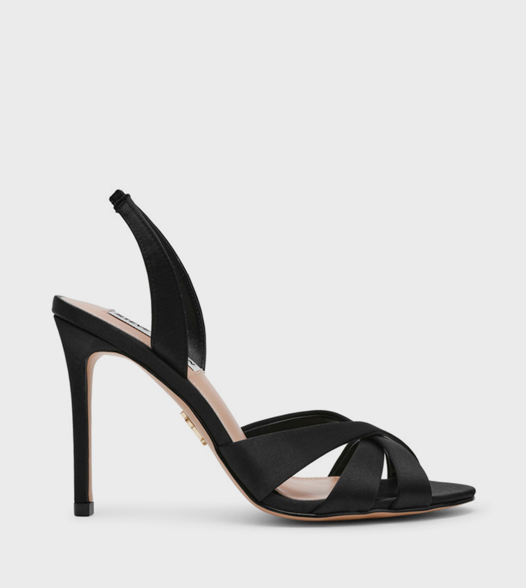 TROPHIES Solid Slingback Heeled Sandals