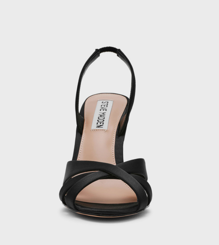 TROPHIES Solid Slingback Heeled Sandals