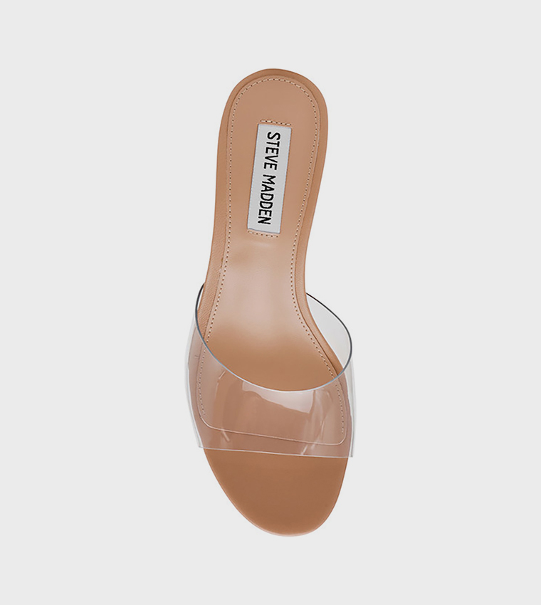 صندل كعب بمقدمة مفتوحة 