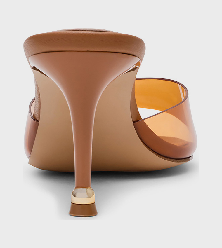 RIVINGTON Solid Open Toe Heeled Sandals