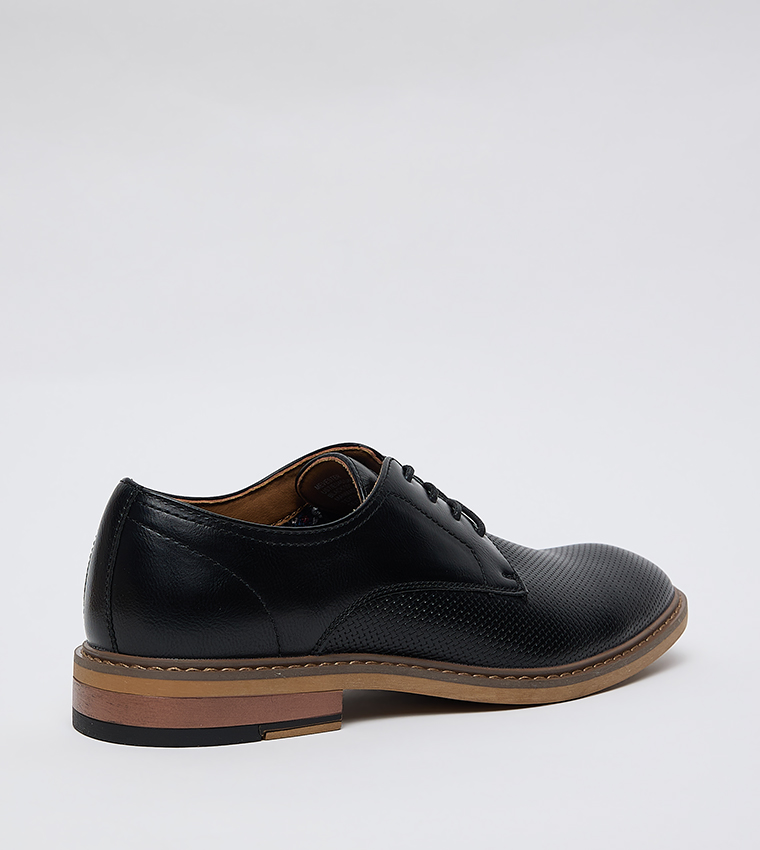 EVESTER Textured Lace-Up Formal Shoes