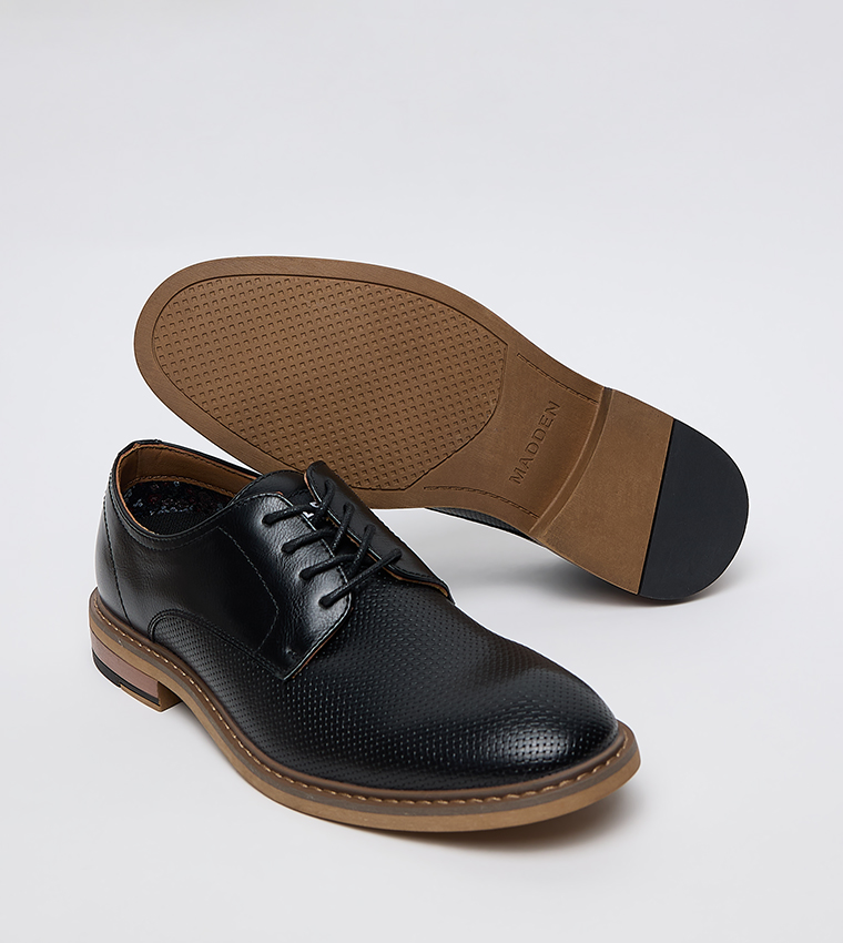 EVESTER Textured Lace-Up Formal Shoes