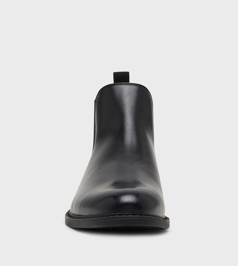 MSLIKK Round Toe Chelsea Boots