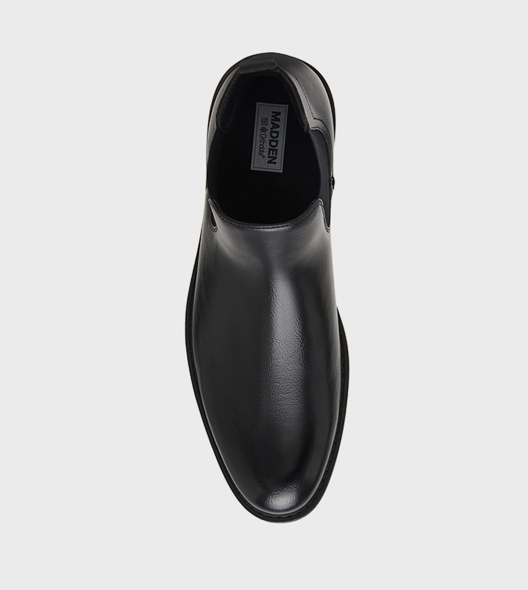 MSLIKK Round Toe Chelsea Boots