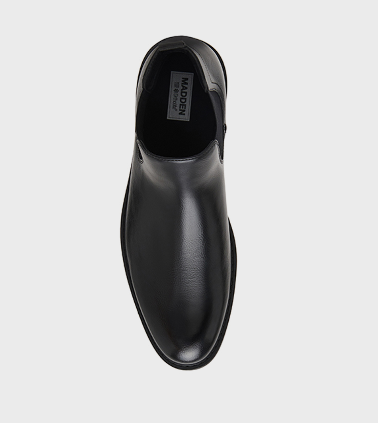 MSLIKK Round Toe Chelsea Boots
