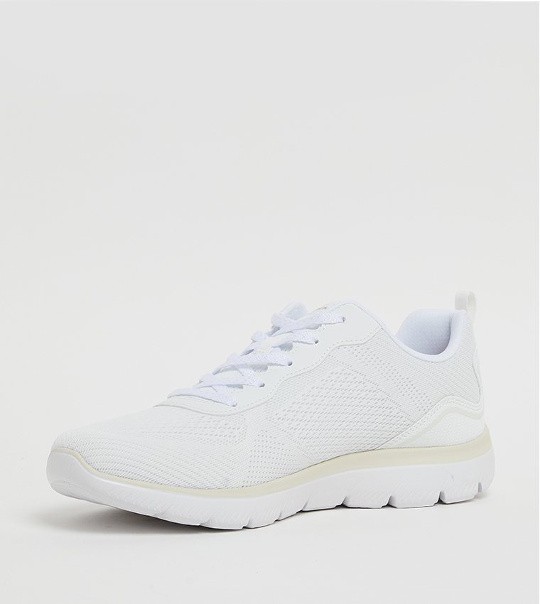 SUMMITS Textured Low Top Sneakers