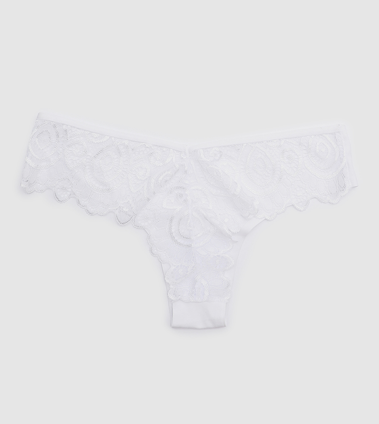 Invisible Cheeky Panty with Lace Back