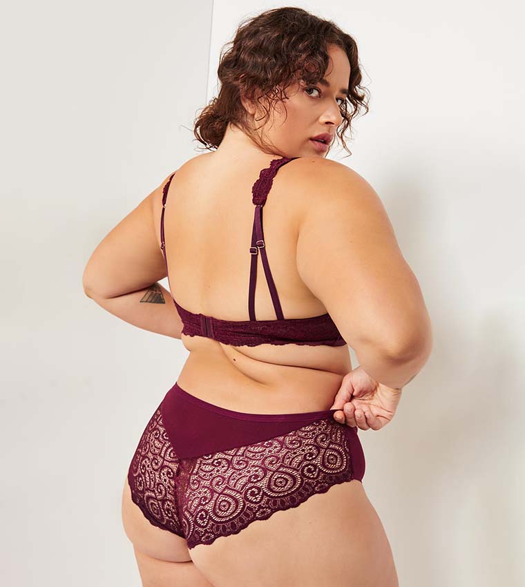 Invisible Cheeky Panty with Lace Back