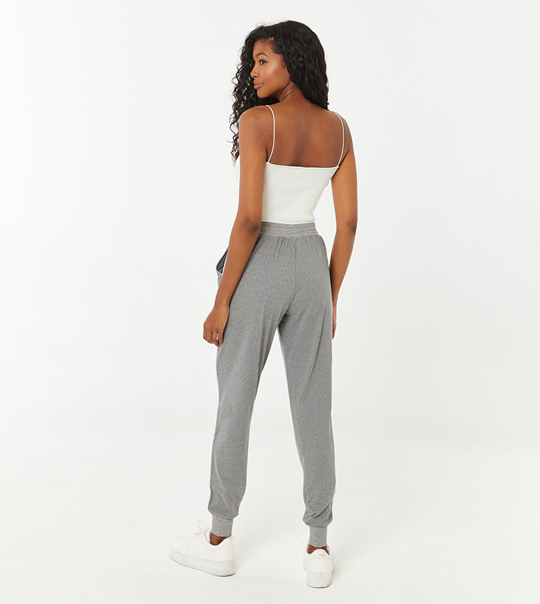 Buy Ardene Super Soft Sweatpants With Side Piping In Grey