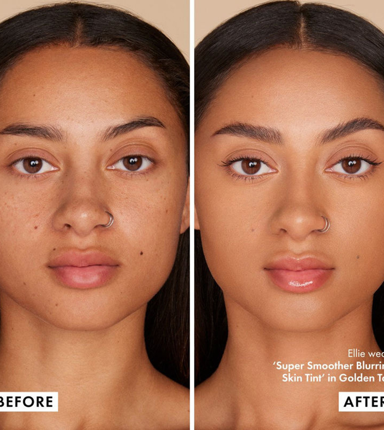 Super Smoother Blurring Skin Tint - Golden Tan, 30ml