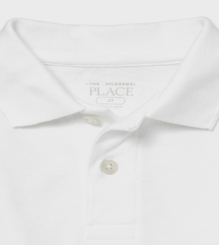 Baby Boy's Uniform Pique Polo T-Shirt