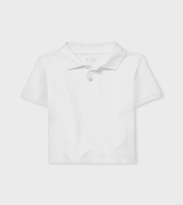 Baby Boy's Uniform Pique Polo T-Shirt