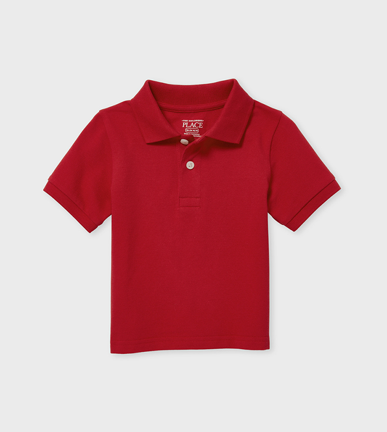 Baby Boy's Uniform Pique Polo T-Shirt
