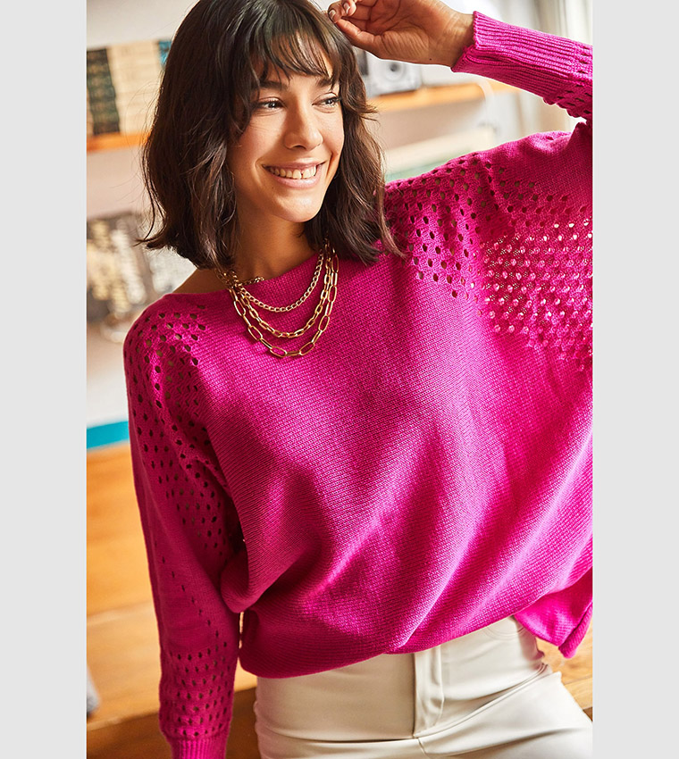 Oversized 2025 sweater pink