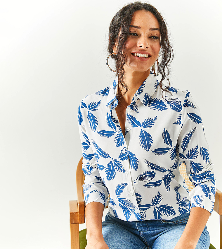 Patterned Long Sleeves Shirt