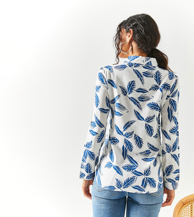 Patterned Long Sleeves Shirt