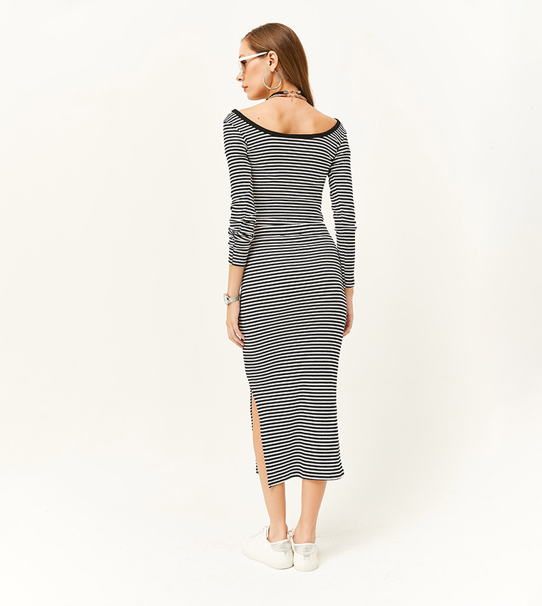 Buy Olalook Striped Top And Skirt Set In Multiple Colors 6thStreet UAE