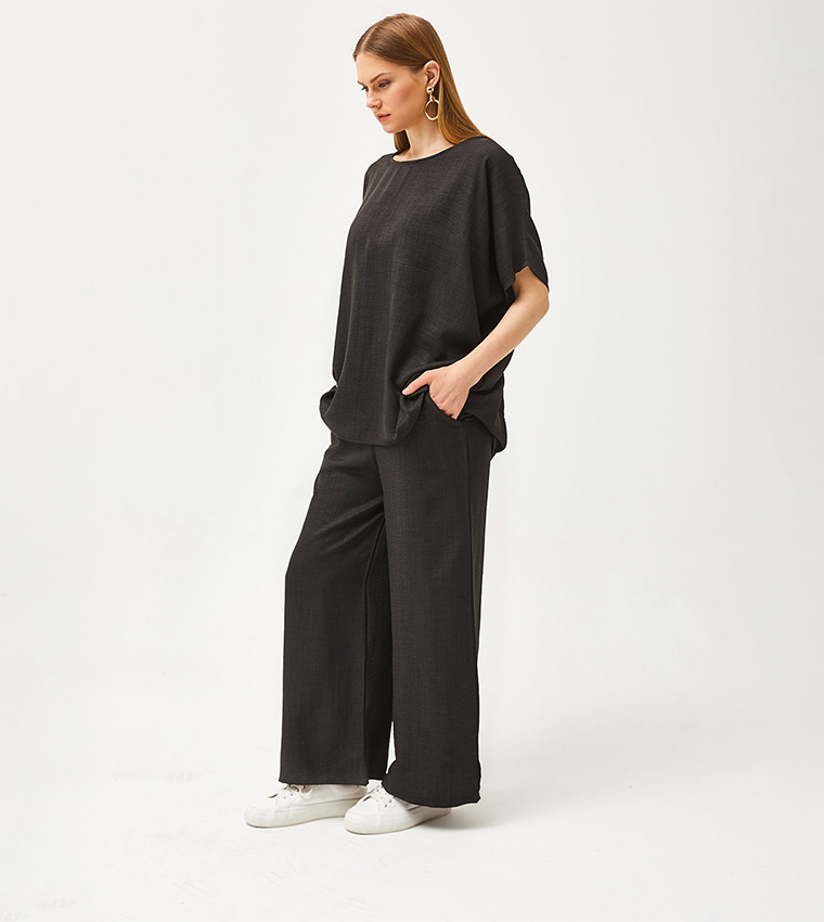 Linen Short Sleeves Co-Ord Set
