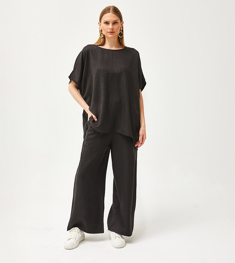 Linen Short Sleeves Co-Ord Set