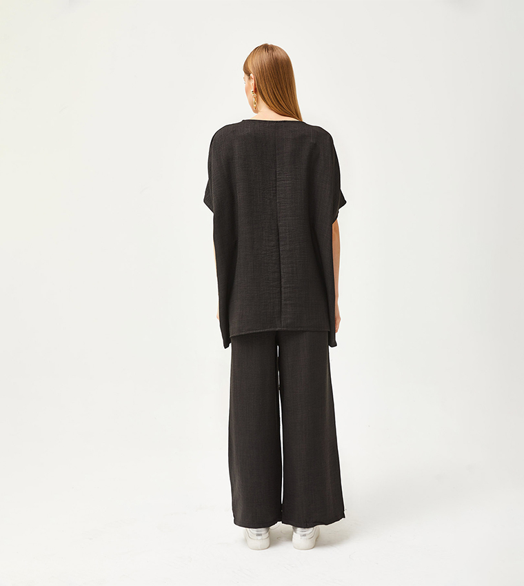 Linen Short Sleeves Co-Ord Set