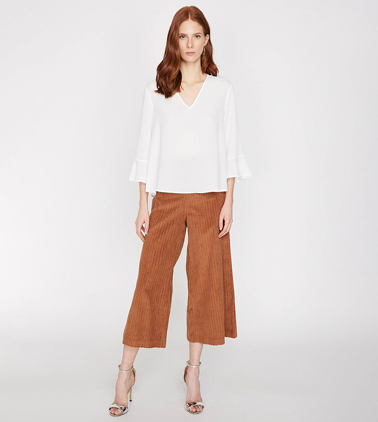 V-Neck Short Sleeve Top