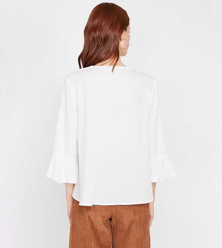 V-Neck Short Sleeve Top