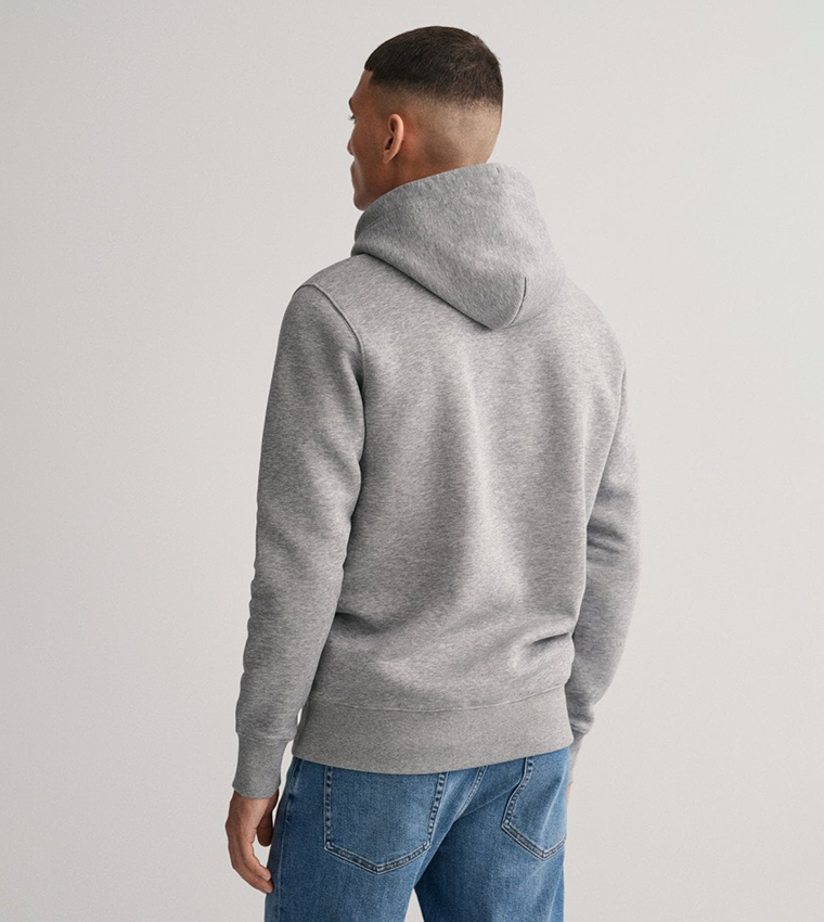 Shield Pocket Detail Hoodie