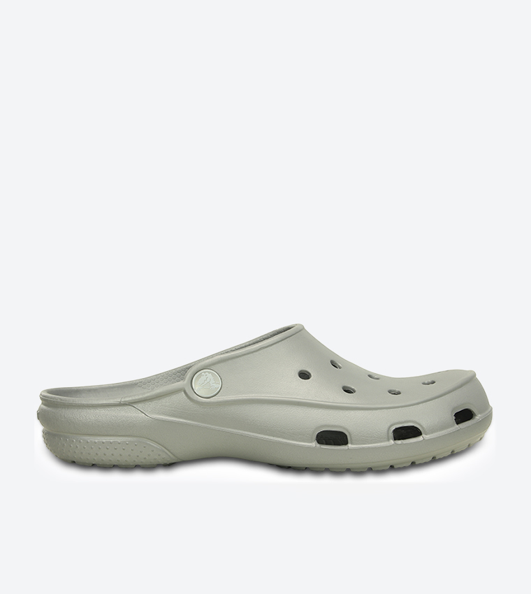 Buy Crocs Freesail Round Toe Clog Silver 200861 040 In Silver